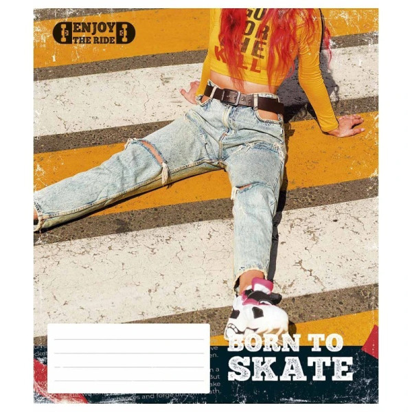 Зошит загальний "Enjoy the ride" 048-3317L-5 у лінію, 48 аркушів (048-3317L-5)