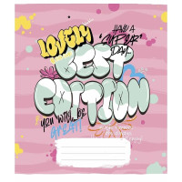 Зошит загальний "Graffiti style" 048-3327L-2 у лінію, 48 аркушів (048-3327L-2)