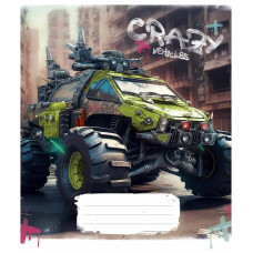 Зошит загальний "Monster trucks" 048-3283L-1 у лінію, 48 аркушів (048-3283L-1)