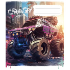 Зошит загальний "Monster trucks" 048-3283L-2 у лінію, 48 аркушів (048-3283L-2)