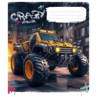 Зошит загальний "Monster trucks" 048-3283L-3 у лінію, 48 аркушів (048-3283L-3)
