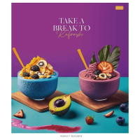 Зошит загальний "Juicy world" 048-3281L-1 у лінію, 48 аркушів (048-3281L-1)