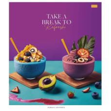 Зошит загальний "Juicy world" 048-3281L-1 у лінію, 48 аркушів (048-3281L-1)