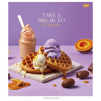 Зошит загальний "Juicy world" 048-3281L-4 у лінію, 48 аркушів (048-3281L-4)