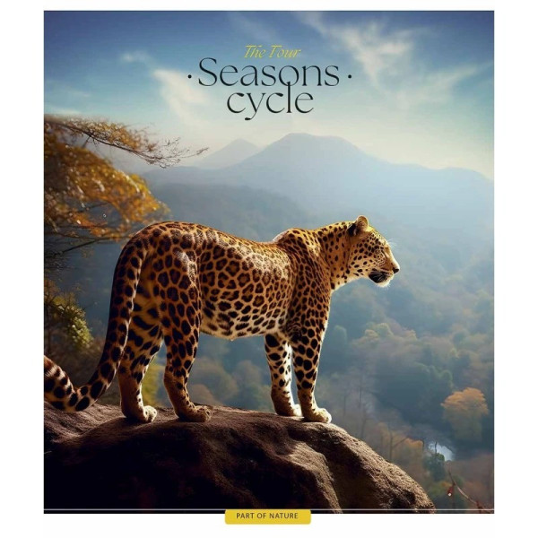 Зошит загальний "Four seasons" 048-3403L-1 у лінію, 48 аркушів (048-3403L-1)