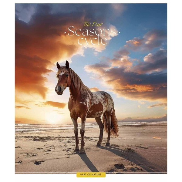 Зошит загальний "Four seasons" 048-3403L-3 у лінію, 48 аркушів (048-3403L-3)