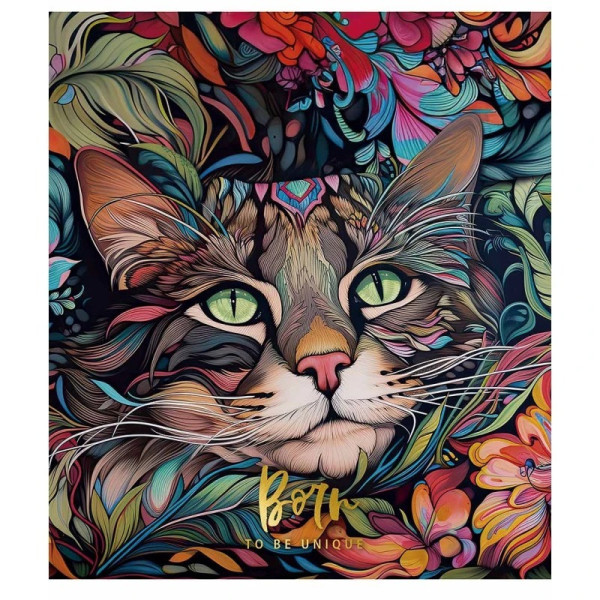 Зошит загальний "Born to be unigue" 060-3299K-5 в клітинку, 60 аркушів (060-3299K-5)