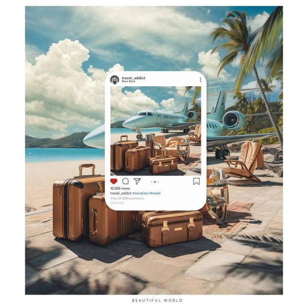 Зошит загальний "Amazing destination" 060-3325K-2 в клітинку, 60 аркушів (060-3325K-2)