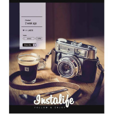 Зошит загальний "Insta life" 096-3389K-1 в клітинку, 96 аркушів (096-3389K-1)