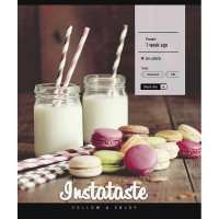 Зошит загальний "Insta life" 096-3389K-4 в клітинку, 96 аркушів (096-3389K-4)