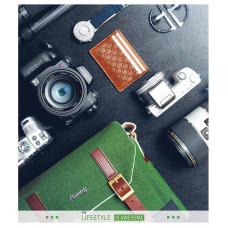 Зошит загальний "Lifestyle is Awesome" 096-3392K-3 в клітинку, 96 аркушів (096-3392K-3)