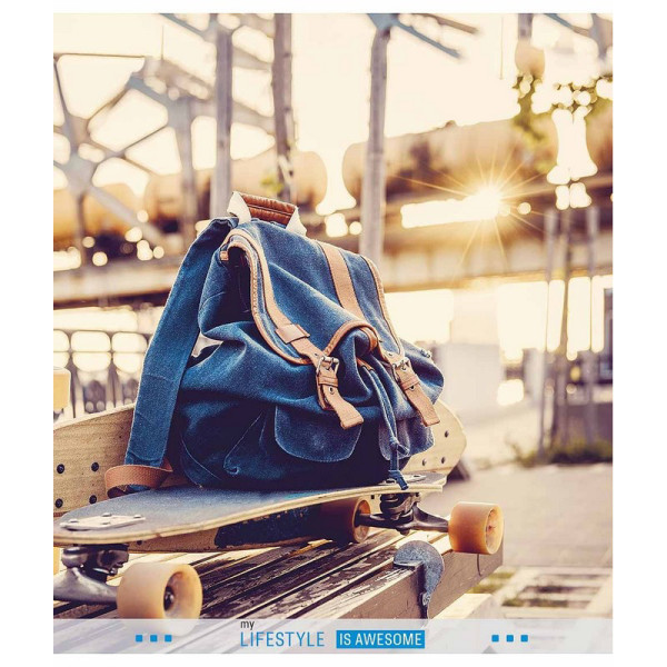 Зошит загальний "Lifestyle is Awesome" 096-3392K-4 в клітинку, 96 аркушів (096-3392K-4)