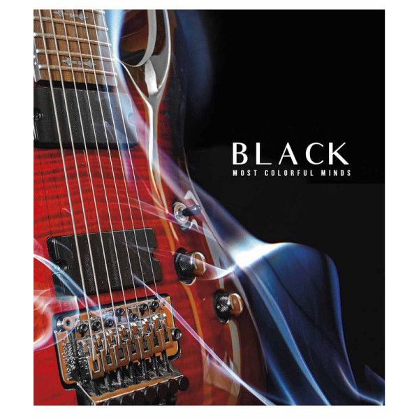 Зошит загальний "Black" 096-3388L-4 в лінію, 96 аркушів (096-3388L-4)