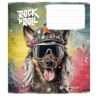 Зошит учнівський "Rock star" 012-3277K-1 в клітинку, 12 аркушів (012-3277K-1)