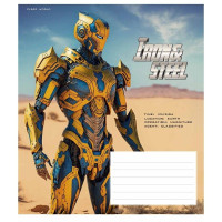 Зошит учнівський "Iron&Steel" 012-3284K-2 в клітинку, 12 аркушів (012-3284K-2)