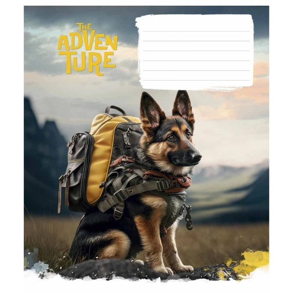 Зошит учнівський "Best adventure" 012-3285K-2 в клітинку, 12 аркушів (012-3285K-2)