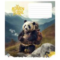 Зошит учнівський "Best adventure" 012-3285K-5 в клітинку, 12 аркушів (012-3285K-5)