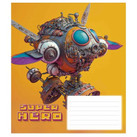 Зошит учнівський "Super hero" 012-3298K-5 в клітинку, 12 аркушів (012-3298K-5)