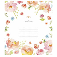 Зошит учнівський "Tender Garden" 012-3378K-3 в клітинку, 12 аркушів (012-3378K-3)