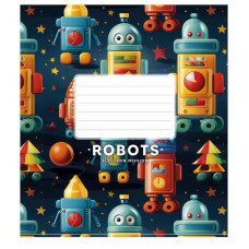 Зошит учнівський "Boys interests" 012-3394K-1 в клітинку, 12 аркушів (012-3394K-1)