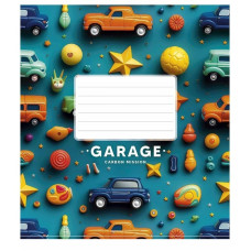 Зошит учнівський "Boys interests" 012-3394K-3 в клітинку, 12 аркушів (012-3394K-3)