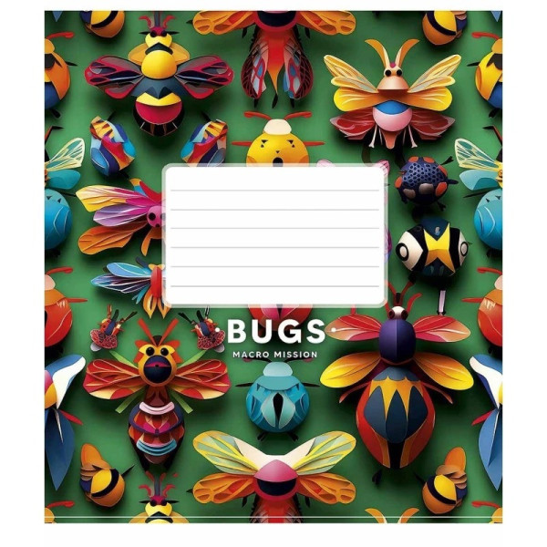 Зошит учнівський "Boys interests" 012-3394K-4 в клітинку, 12 аркушів (012-3394K-4)