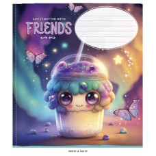 Зошит учнівський "Star" 012-3396K-2 в клітинку, 12 аркушів (012-3396K-2)