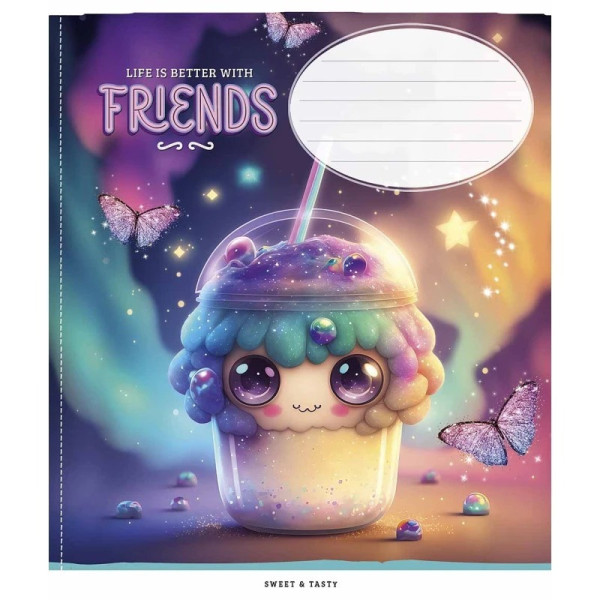 Зошит учнівський "Star" 012-3396K-2 в клітинку, 12 аркушів (012-3396K-2)