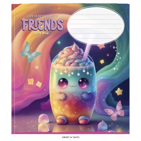 Зошит учнівський "Star" 012-3396K-3 в клітинку, 12 аркушів (012-3396K-3)