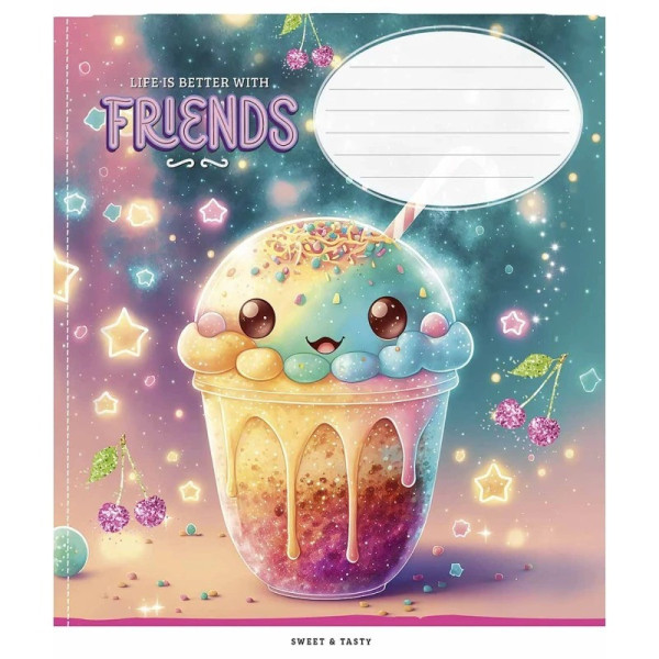 Зошит учнівський "Star" 012-3396K-4 в клітинку, 12 аркушів (012-3396K-4)