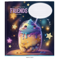 Зошит учнівський "Star" 012-3396K-5 в клітинку, 12 аркушів (012-3396K-5)