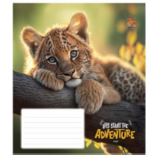 Зошит учнівський "Adventure" 012-3291K-1 в клітинку, 12 аркушів (012-3291K-1)