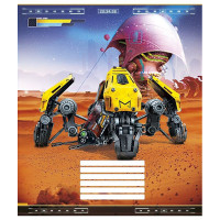 Зошит учнівський "Techno city" 012-2495L-4 в лінію, 12 аркушів  (012-2495L-4)