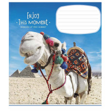 Зошит учнівський "Enjoy this moment" 012-2896L-1 в лінію, 12 аркушів  (012-2896L-1)