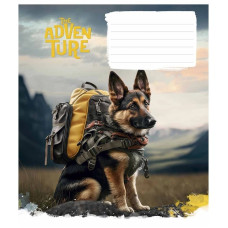 Зошит учнівський "Best adventure" 012-3285L-2 в лінію, 12 аркушів  (012-3285L-2)