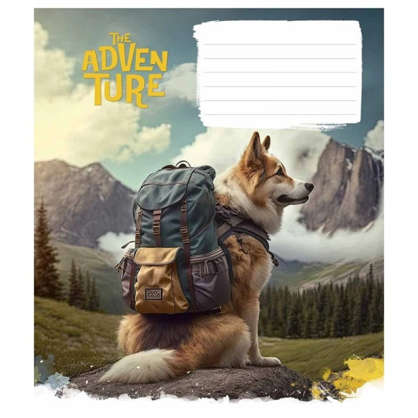 Зошит учнівський "Best adventure" 012-3285L-3 в лінію, 12 аркушів  (012-3285L-3)