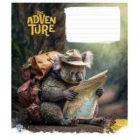Зошит учнівський "Best adventure" 012-3285L-4 в лінію, 12 аркушів  (012-3285L-4)