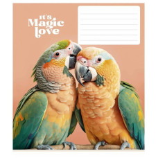 Зошит учнівський "It's a magic love" 012-3300L-1 в лінію, 12 аркушів  (012-3300L-1)