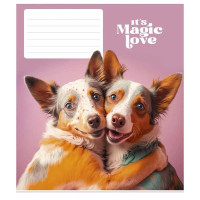 Зошит учнівський "It's a magic love" 012-3300L-2 в лінію, 12 аркушів  (012-3300L-2)