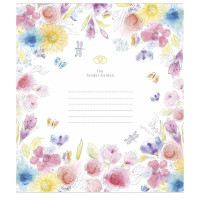 Зошит учнівський "Tender Garden" 012-3378L-5 в лінію, 12 аркушів  (012-3378L-5)