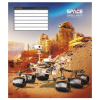Зошит учнівський "Space singularity" 012-3384L-4 в лінію, 12 аркушів  (012-3384L-4)