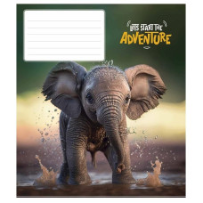 Зошит учнівський "Adventure" 018-3291K-2 в клітинку, 18 аркушів (018-3291K-2)