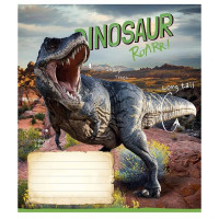 Зошит учнівський "Jurassic world" 018-3310K-3 в клітинку, 18 аркушів (018-3310K-3)