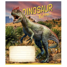 Зошит учнівський "Jurassic world" 018-3310K-4 в клітинку, 18 аркушів (018-3310K-4)