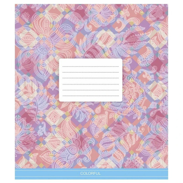 Зошит учнівський "Сolor mania" 018-3386K-1 в клітинку, 18 аркушів (018-3386K-1)