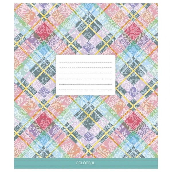 Зошит учнівський "Сolor mania" 018-3386K-5 в клітинку, 18 аркушів (018-3386K-5)