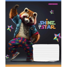 Зошит учнівський "Dance star" 018-3276K-3 в клітинку, 18 аркушів (018-3276K-3)