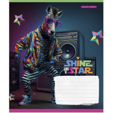 Зошит учнівський "Dance star" 018-3276K-5 в клітинку, 18 аркушів (018-3276K-5)