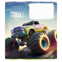 Зошит учнівський "Offroad masters" 018-3287L-5 в лінію, 18 аркушів  (018-3287L-5)