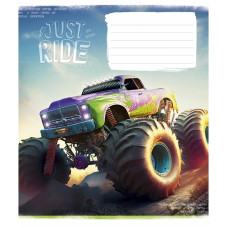 Зошит учнівський "Offroad masters" 018-3287L-5 в лінію, 18 аркушів  (018-3287L-5)